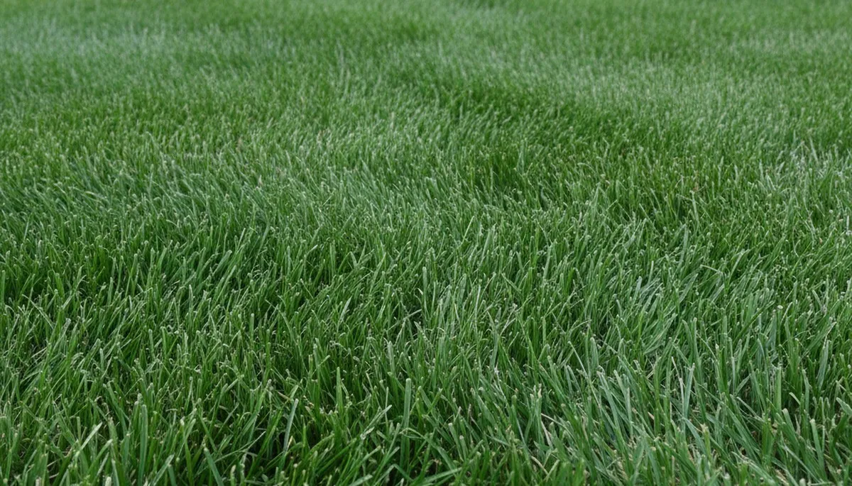 Close-up of freshly mowed green grass showing expert lawn care by Chop Chop Landscaping in Milwaukee, WI