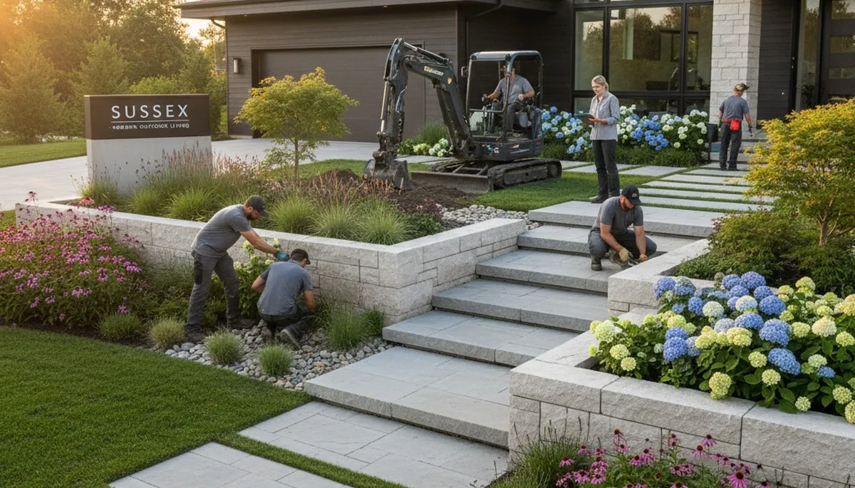 Landscaping service in Milwaukee, WI for professional lawn care and outdoor property maintenance